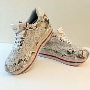 Replay Raffy Diamonds Sneaker in grau